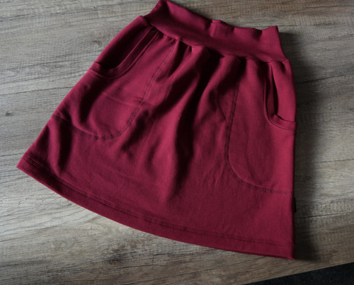 ... sukýnka áčková bordo — foto 1
