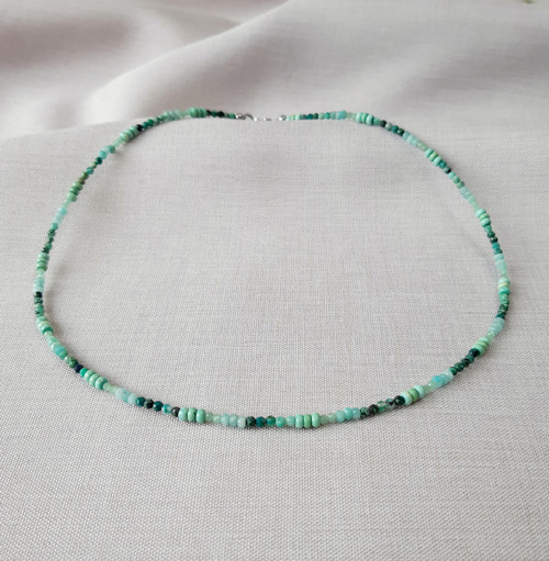 Choker Náhrdelník Z Tyrkysu A Amazonitu