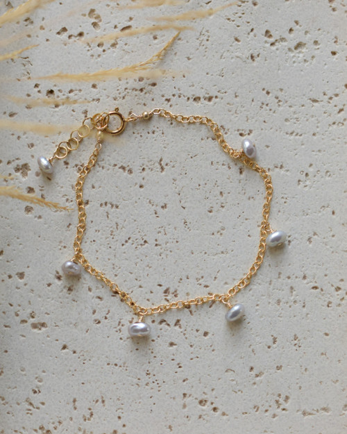 Jitřenkový, gold filled náramek — foto 1