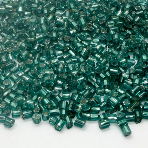 Rokajl, sekaný, tyrkysová, 2mm, 50g