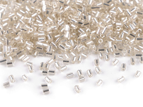 Rokajl sekaný, 2-2,8mm, stříbrná, 30g