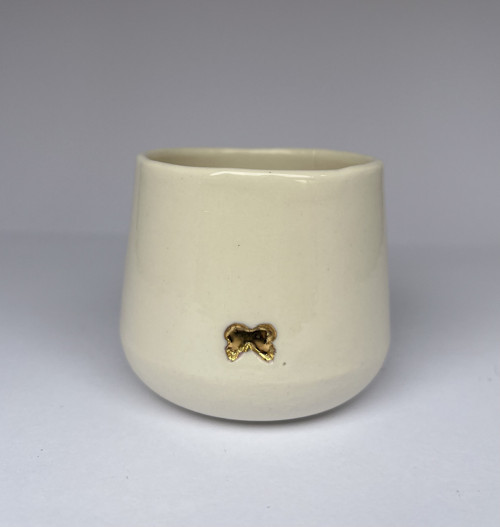 Porcelánový kalíšek zlatá MAŠLIČKA