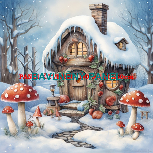 Bavlněný panel 25x25 cm - skladem
