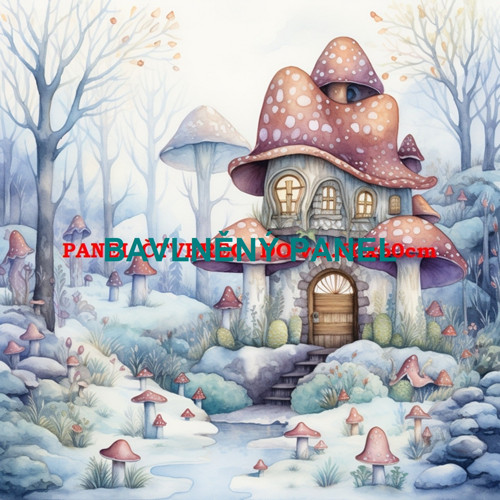 Bavlněný panel 25x25 cm - skladem