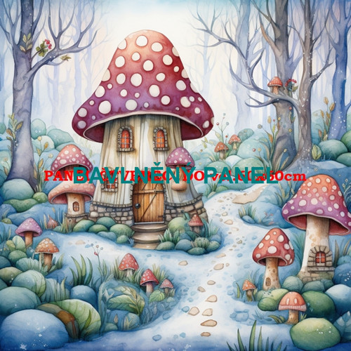 Bavlněný panel 25x25 cm - skladem
