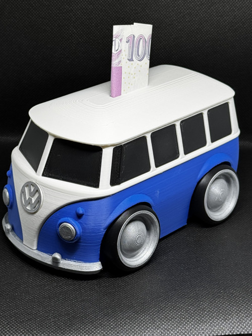 Kasička „Retro Van“ (3D tisk )