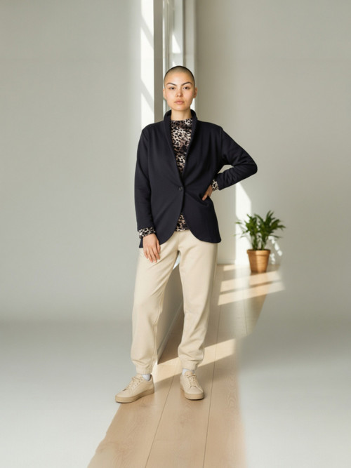 Dámské sako černé - L — foto 1