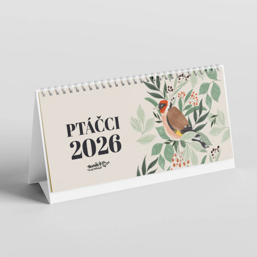 Ptáčci 2026 (stolní kalendář) — foto 1