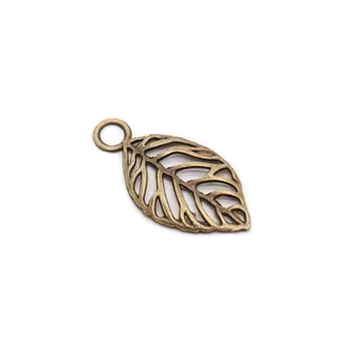 List žebrovaný bronz 32mm, 1ks