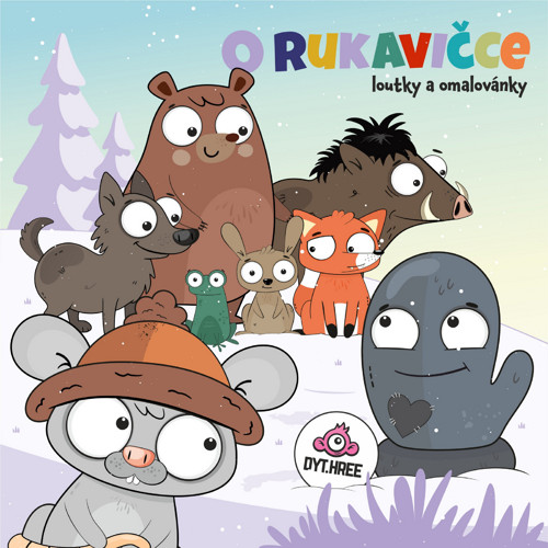 Loutky, omalovánky – O rukavičce - K tisku