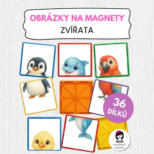 Magnetické puzzle | Zvířata | PDF — foto 1
