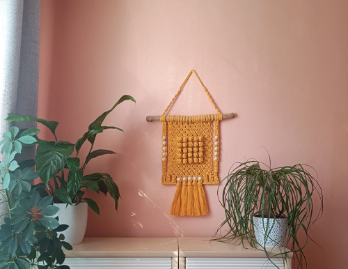 Macramé Boho - Zlatá harmónia