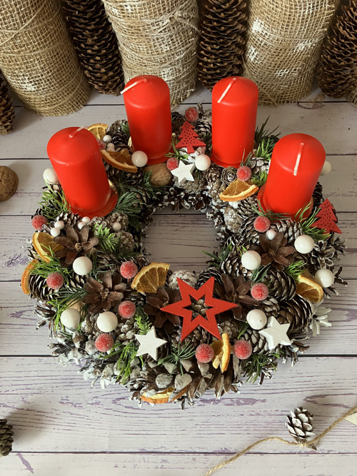 Adventní věnec - Vánoční čas — foto 1