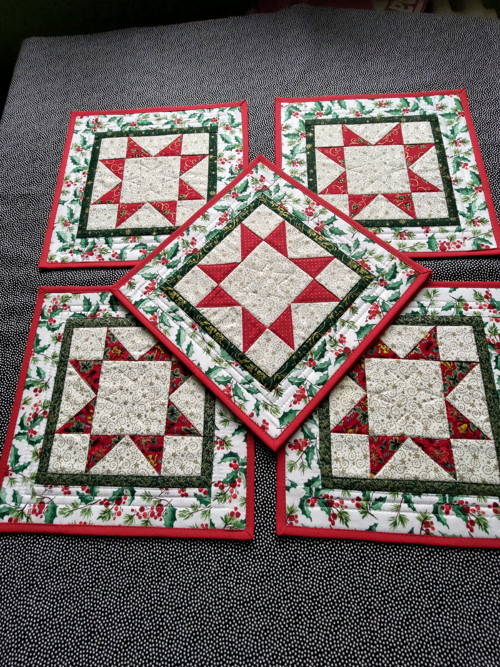 Vánoční prostírání - 3 kusy