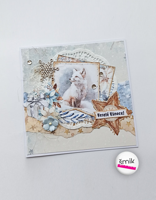 Vánoční polární liška "White Whispers"