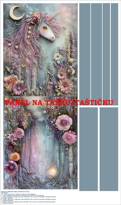 Panel na tašku/taštičku - bavlna XL — foto 1