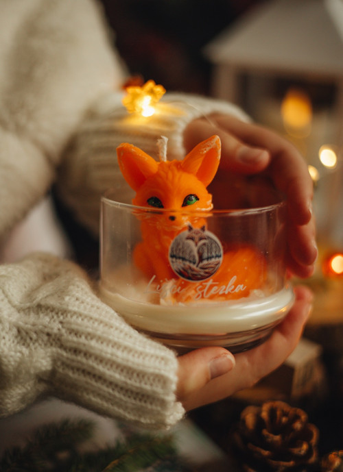 "Liščí stezka"— svíčka s duší. — foto 1