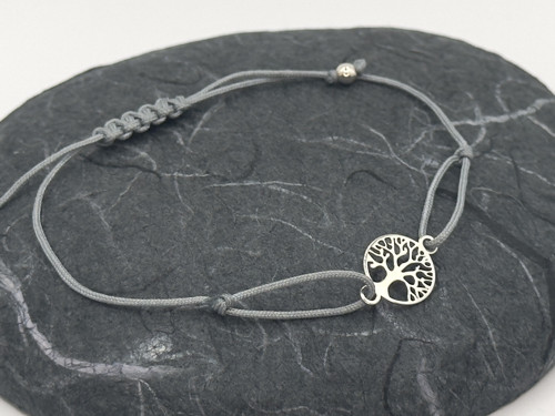 Minimalistický náramek - Tree of life (šedá)