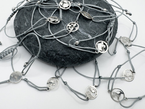 Minimalistický náramek - Zodiac (šedá)