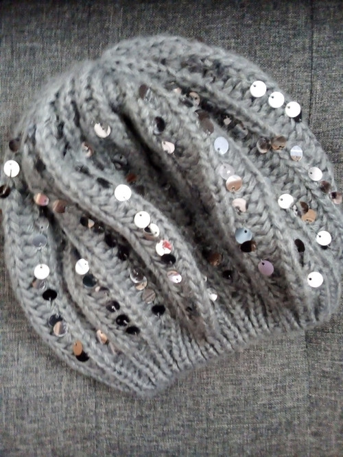 Vintage baret s flitry