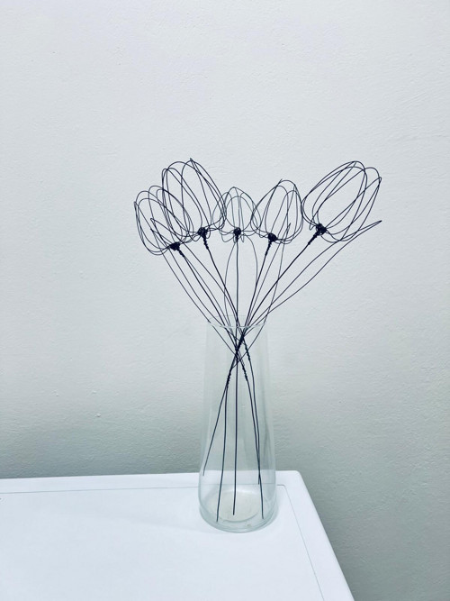 Drátkované Tulipány - 5ks