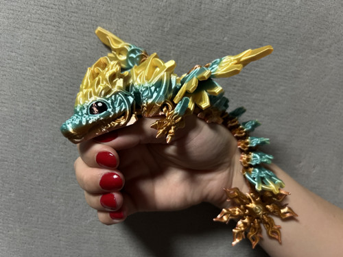 Mládě Slunečního draka - 24 cm - 3D Tisk