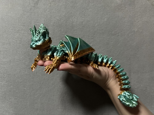 Kočičí drak - 30 cm - 3D Tisk — foto 1