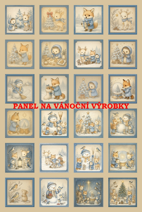 Bavlněný panel 40 x 60 cm — foto 1