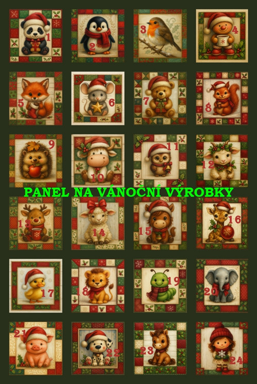 Bavlněný panel 40 x 60 cm — foto 1
