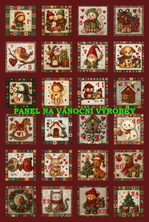 Bavlněný panel 40 x 60 cm — foto 1