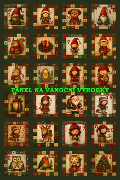 Bavlněný panel 40 x 60 cm — foto 1