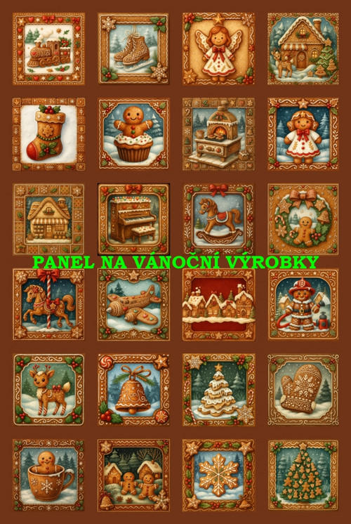 Bavlněný panel 40 x 60 cm