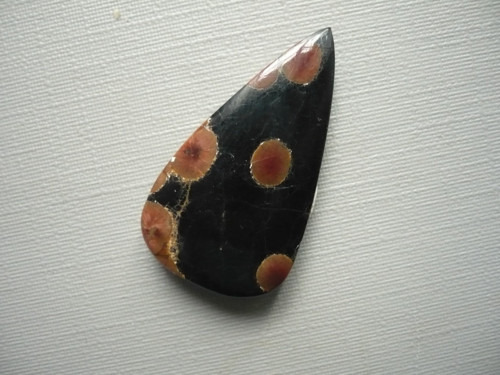 Kabošon - peanut obsidián 28 mm, č.3f — foto 1