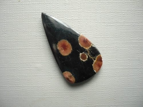 Kabošon - peanut obsidián 28 mm, č.4f