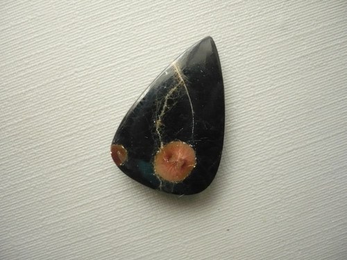 Kabošon - peanut obsidián 23 mm, č.9f — foto 1