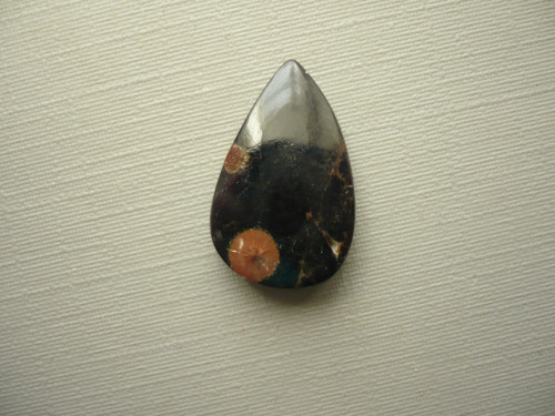 Kabošon - peanut obsidián 21 mm, č.16f
