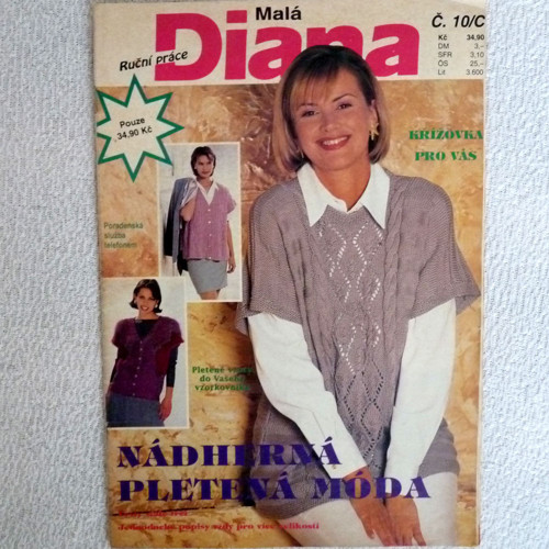 Malá Diana č.10/C - Nádherná pletená móda