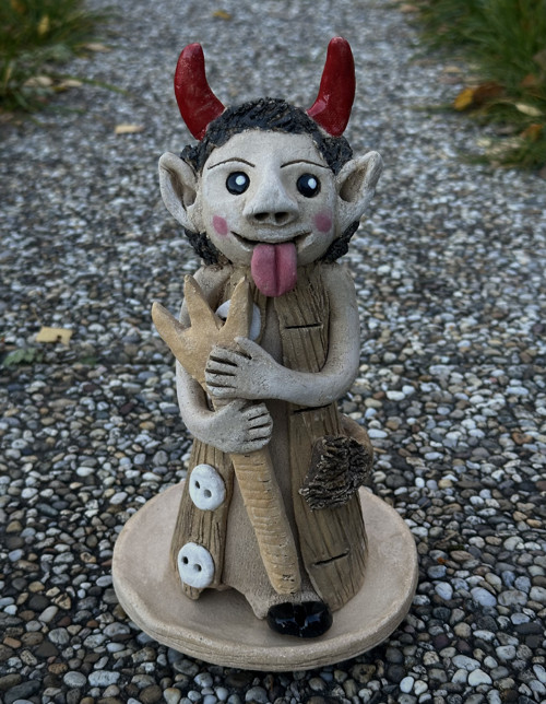Keramický čert