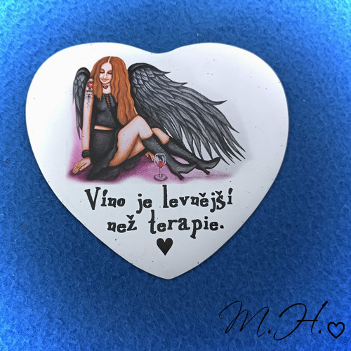 Víno je levnější než terapie.