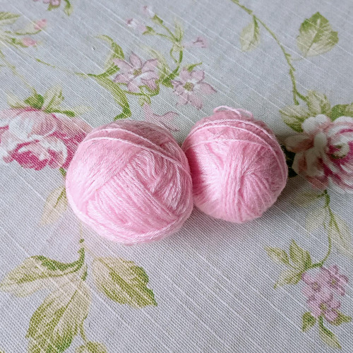 Vlna růžová 44g