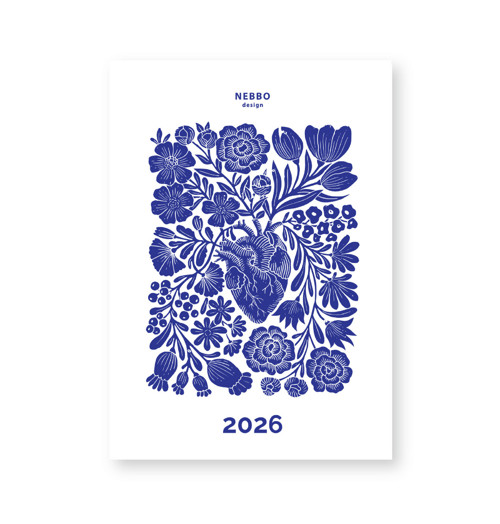 Blue kalendář 2026 — foto 1