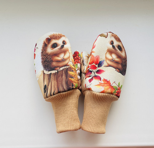 Softshellové beránkové rukavice-na paloučku