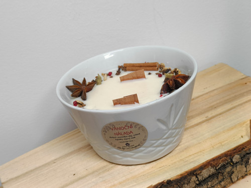 Svíčka Vánoční nálada - 300g — foto 1
