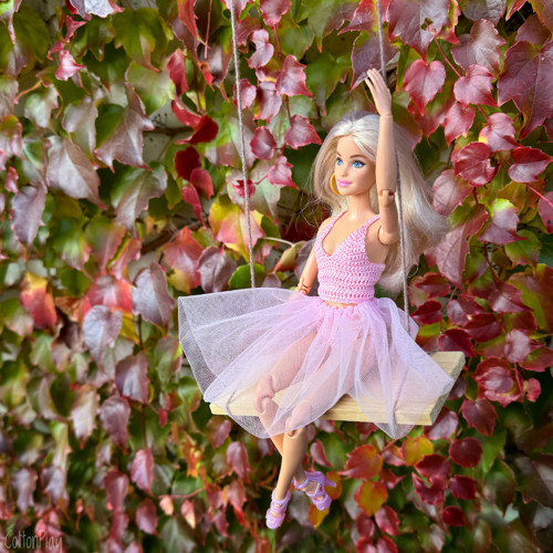 Světle růžová baletka - Sada oblečení pro Barbie