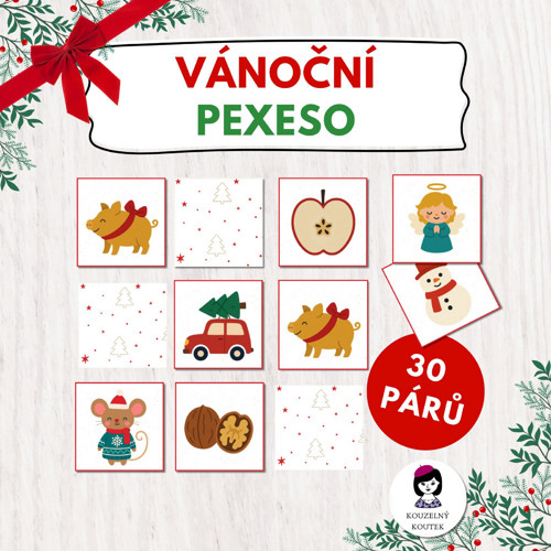 Vánoční pexeso | Vánoce | Advent — foto 1