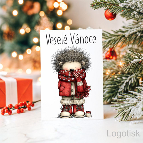Veselé vánoční přání JEŽEK