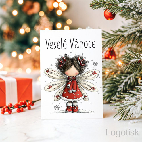 Veselé vánoční přání ANDÍLEK