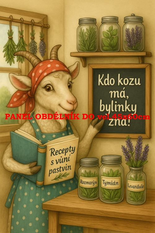 Bavlněný panel 7x10 cm — foto 1