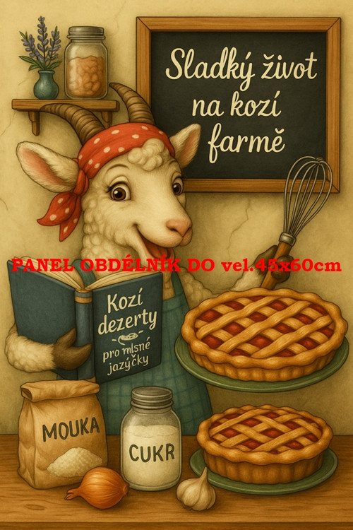 Bavlněný panel 7x10 cm