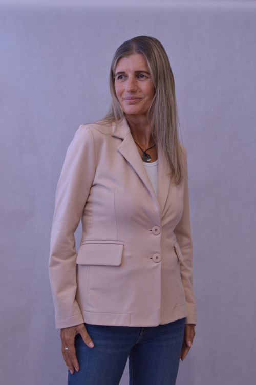 Dámske elegantné sako béžové